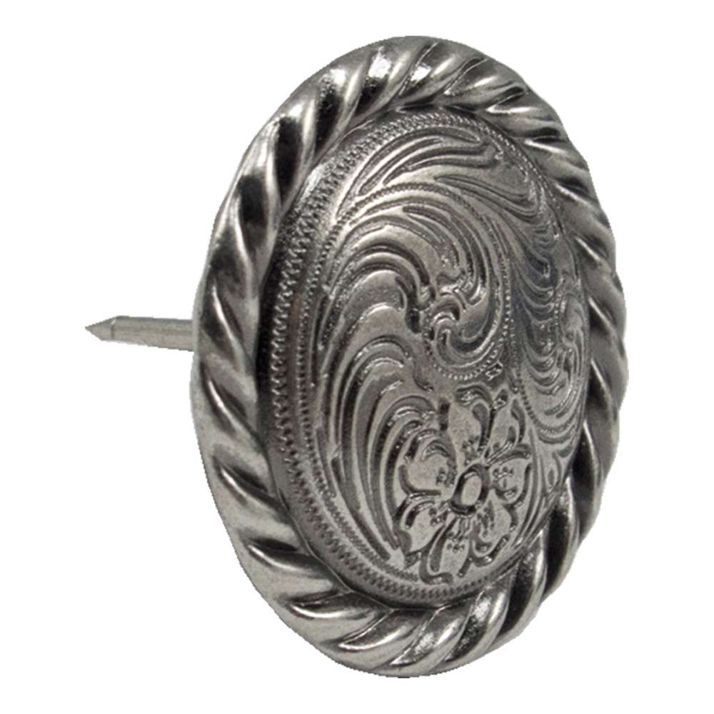 115-179320.SLC.jpg Rope Edge Swirl Tack - Old Silver 50pk Image