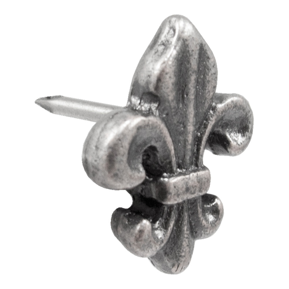 115-179280.SLC.jpg Fleur-de-lis Tack - Old Silver 50pk Image