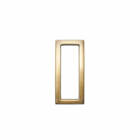 1 ½" Flat Rectangle Ring-Ant. Brass