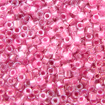 45-113902.SLC.jpg Delica Bead - Sparkling Crystal Rose Lined Crystal DB902 Image