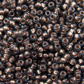 Seed Beads 10/0 Black Diamond Crystal Lined - 20g