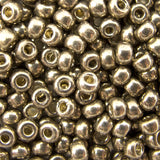8/0 Seed Beads - Galvanized Pewter 22g