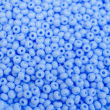 11/0 Seed Beads - Opaque Light Powder Blue 20g