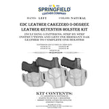 EDCK.Left Hand CakeZero.Glock.jpg EDC Leatherworks Holster Kits Image