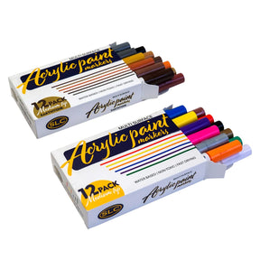 SLC Acrylic Paint Marker 12 Pack
