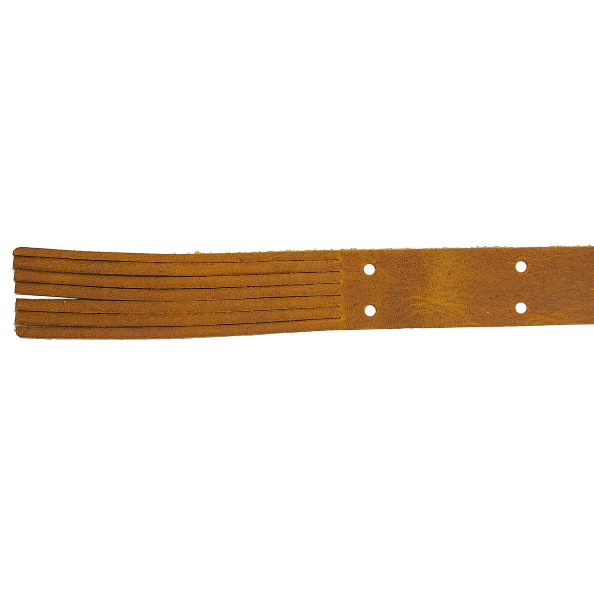 579-13001.SLC.03.jpg Fringed Leather Wristlet Strap - Mesquite Brown Image