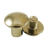 Ten pack of quarter inch screw post in nickel plate