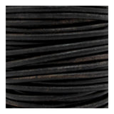 2mm Natural Dk Brown Round Lace - 10m