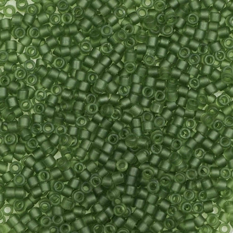 45-1131267.SLC.1.jpg Delica Bead - Matte Transparent Olive DB1267 Image