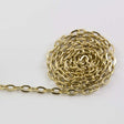 222-400.SLC.jpg 30" Hammered Oval Gold Chain Image