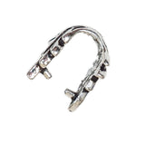 244-582712.SLC.2.jpg Large Botanical Pinch Bail - Silver Plate Image