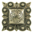 115-232502.SLC.jpg 1" Square Berry Concho - Old Silver Image