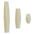 205-106.SLC.jpg 1" Hair Pipe Beads - White 50pk Image