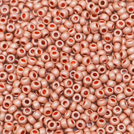 229-1012.SLC.1.jpg Seed Beads 10/0 Metallic Beige Matte - 20g Image