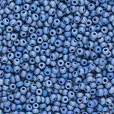 Seed Beads 11/0 Medium Blue AB Matte