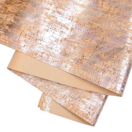 138-14.SLC.1.jpg Full sheet of Double Brush Champagne on Natural Cork Image