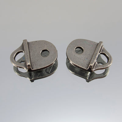 244-315940.SLC.jpg Rivet Bracelet Connector - Antique Silver Plate Image