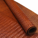 Brandy Braided Embossed Cow