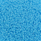 15/0 Seed Beads - Opaque Light Blue 8.2g