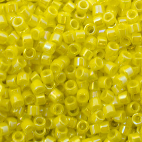 Delica Bead - Opaque Yellow AB DB160