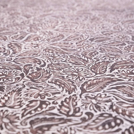 DFL.Creme Brown.04.jpg Daisy Floral Embossed Cow Image