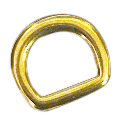 4-113011.SLC.jpg 1 ¼" Welded D-Ring - Gold Plate Image