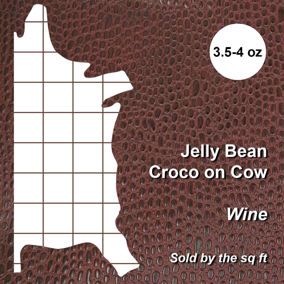 371-11163.SLC.4.jpg Jelly Bean Croco Side - Wine Image