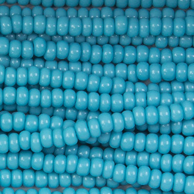 26-110242.SLC.jpg 11/0 Seed Beads - Turquoise Blue 22g Image