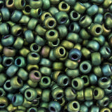8/0 Seed Beads - Matte Metallic Teal 22g