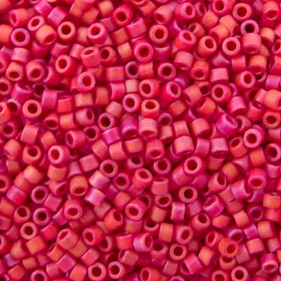 45-113856.SLC.jpg Delica Bead - Red Orange Transparent AB Matte DB856 Image