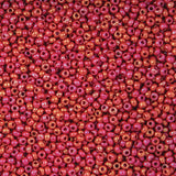 229-1024.SLC.jpg Seed Beads 10/0 Opaque Medium Red AB - 20g Image