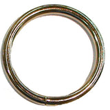2 ½" Round Welded Ring - Nickel Plate
