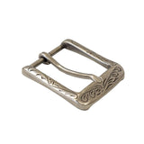 378-3205.SLC.2.jpg 1 ¼" Rounded Engraved Buckle - Antique Nickel Image