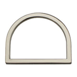 1 1/2" Flat Cast D-Ring - Nickel Plate