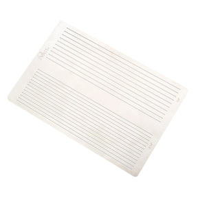 Stainless Steel Fringe Cutting Template