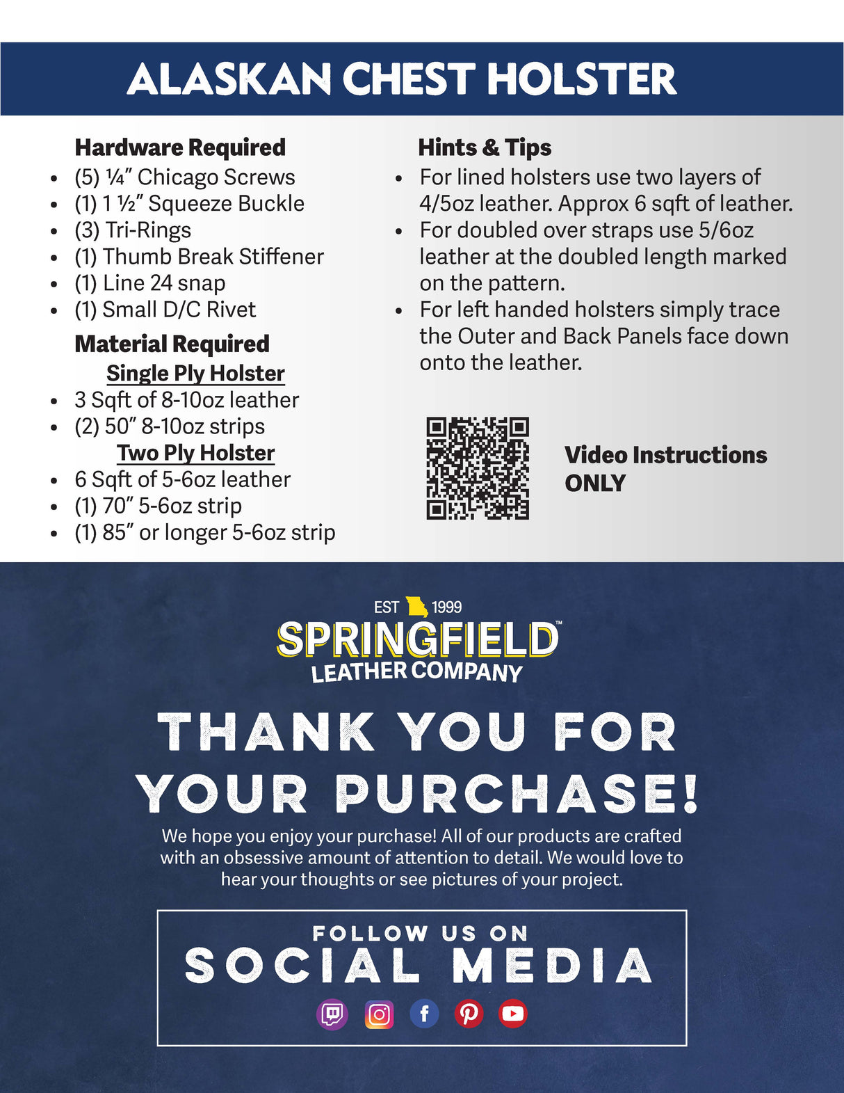 144-10067.SLC.02.jpg Alaskan Chest Holster Pattern Image