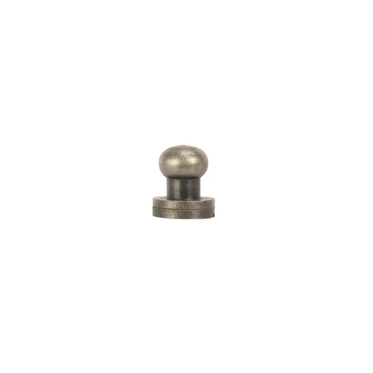 SB10.Antique-Nickel.8mm.01.jpg Solid Brass Button Studs - 10 Pack Image