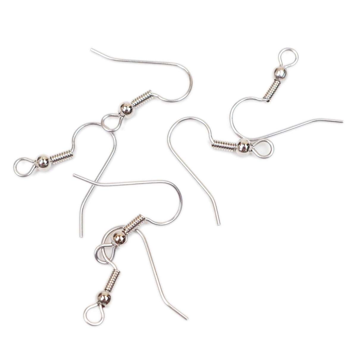 45-2002.SLC.1.jpg 6pk French Hook Earwire - Silver Image