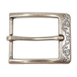 378-3202.SLC.1.jpg 1 ½" Squared Engraved Buckle - Antique Nickel Image