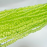 11/0 Seed Beads - Transparent Light Green