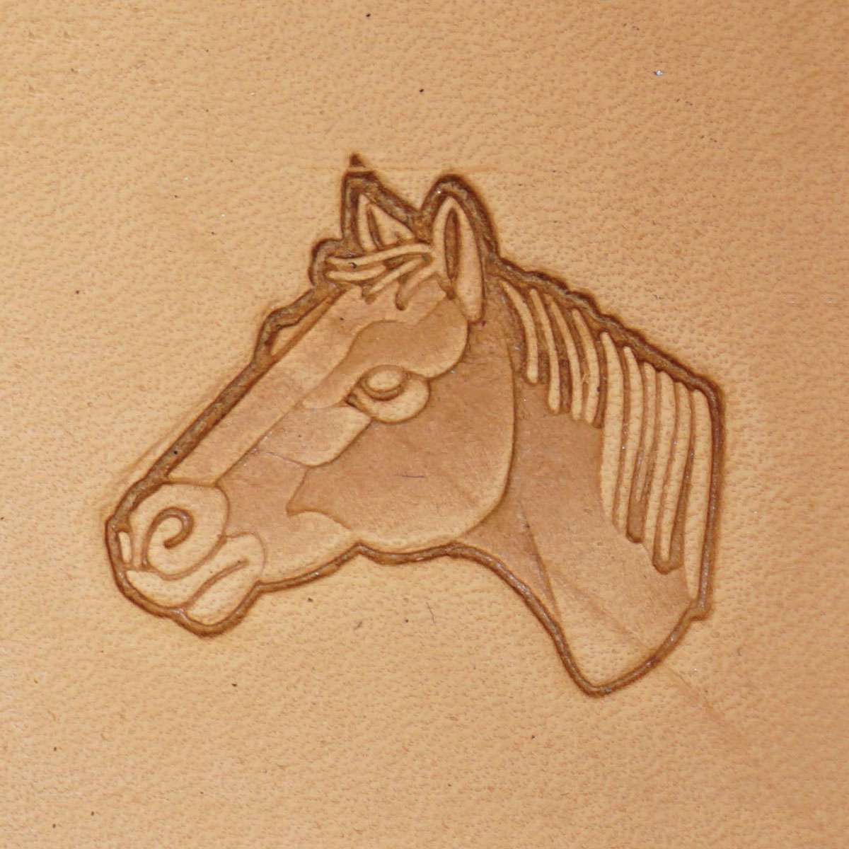 011-8836400.SLC.1.jpg Horse Head (Left) - 3D Stamp Image