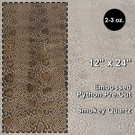 665-30522.SLC.1.jpg Pre-Cut Embossed Python Smokey Quartz - 12"x24". Image