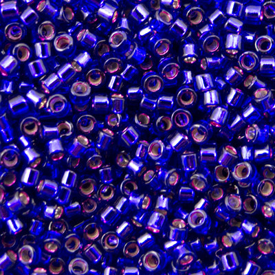 45-113610.SLC.jpg Delica Bead - Silver Lined Violet Dyed DB610 Image