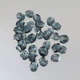 4mm Montana Blue Bead Strand - Firepolished