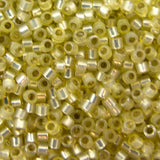 Delica Bead - Light Yellow Alabaster Silver Lined DB623