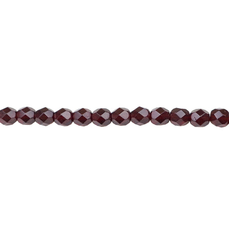339-82.SLC.1.jpg 6mm Garnet Bead Strand - Firepolished Image