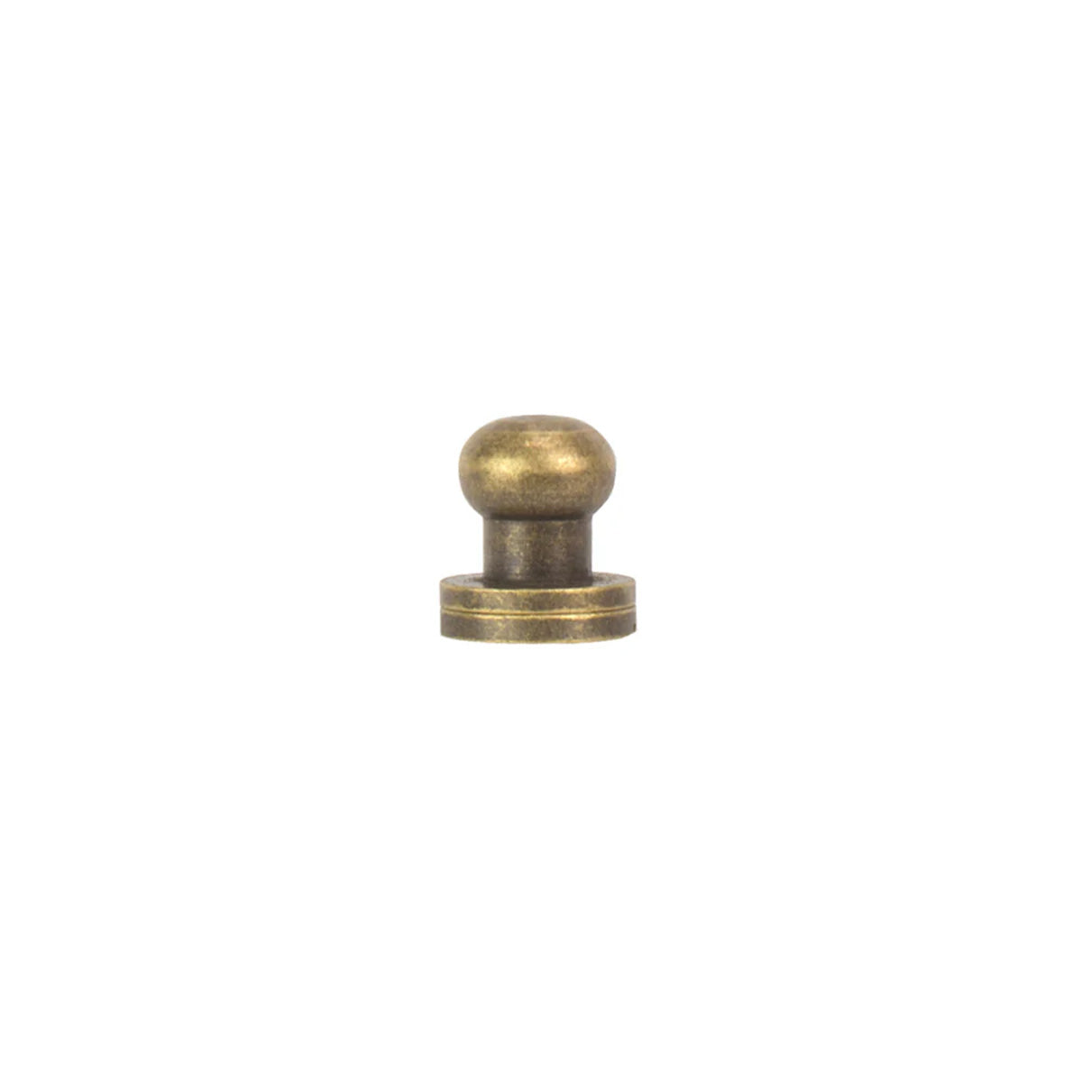 SB10.Antique-Brass.8mm.01.jpg Solid Brass Button Studs - 10 Pack Image