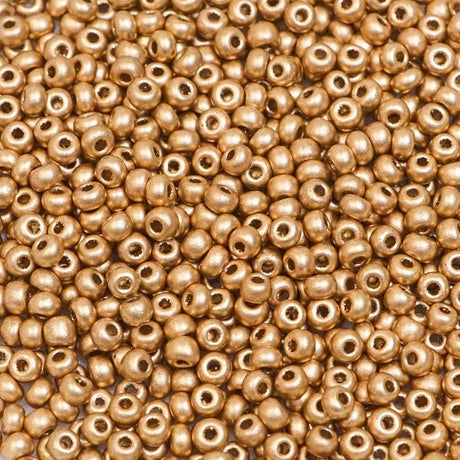 229-107.SLC.1.jpg Seed Beads 10/0 Gold - 20g Image