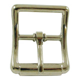 ¾" Center Bar Buckle Short - Nickel Plate