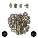 Nickel Plate Spring Snaps, 10-millimeter size